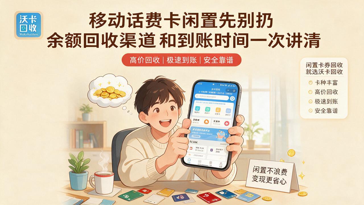 九江移动话费卡回收