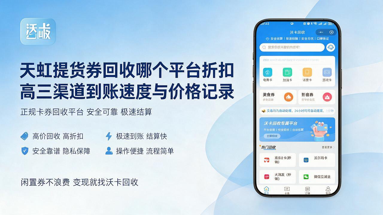 沈阳天虹提货券回收