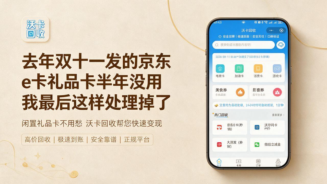 齐齐哈尔京东e卡礼品卡回收