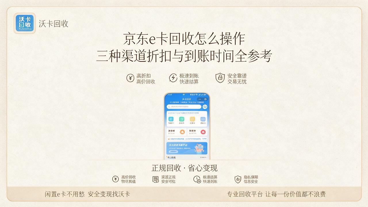 黄山京东e卡回收