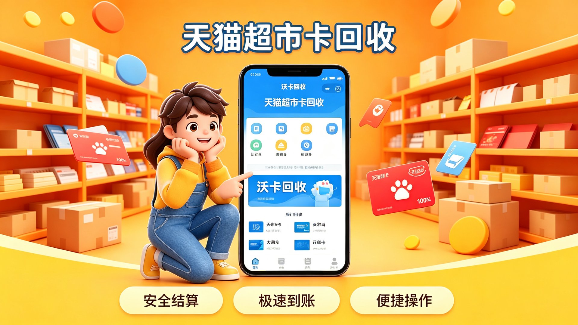 天猫超市卡回收一般几折？我找了 4 家平台比过折扣和到账速度