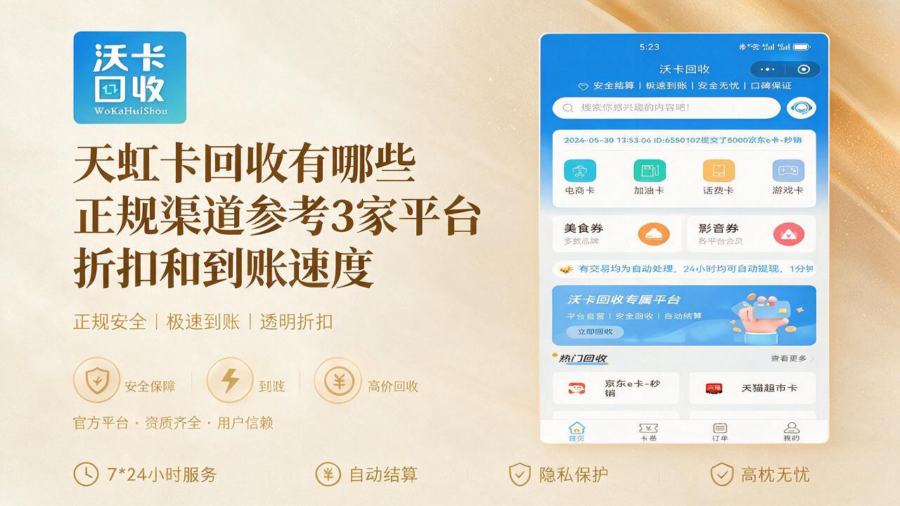 天虹购物卡回收的几个不为人知的小细节,多数人其实都做错了
