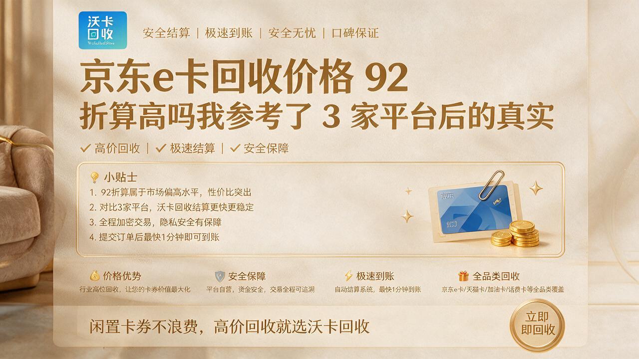 辽阳京东e卡回收