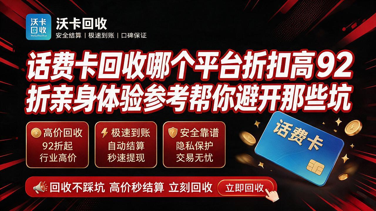 西安话费卡回收