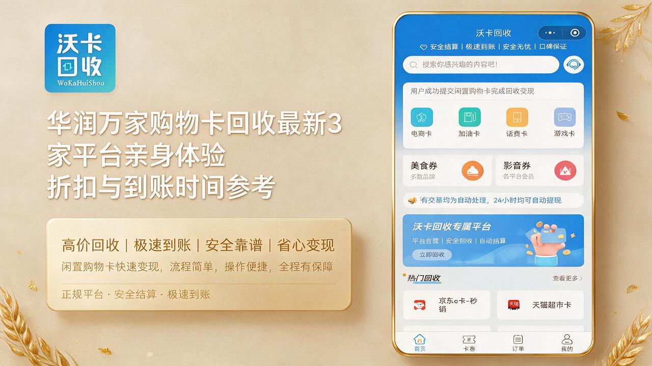 东莞华润万家购物卡回收