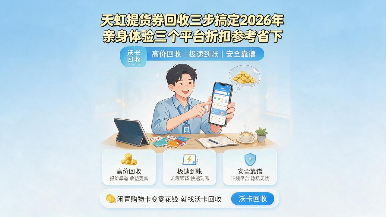 天虹提货券回收我前后试了五个渠道，最后还是用了朋友推荐的