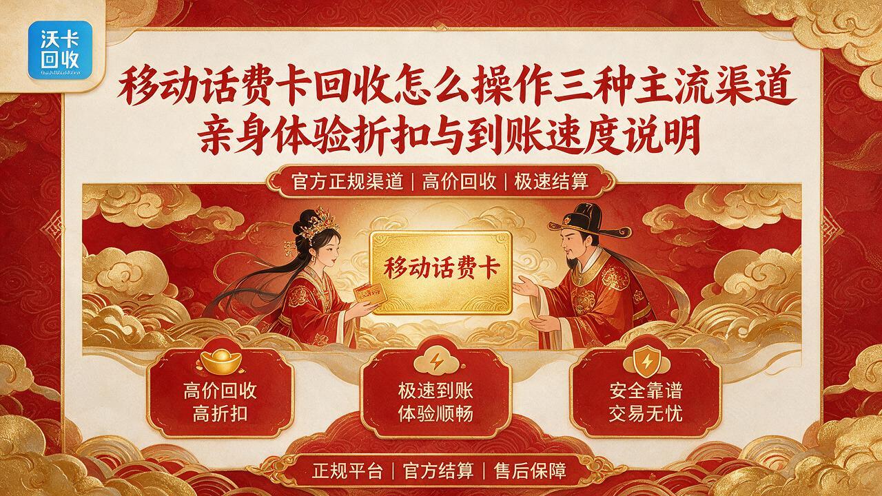 中卫移动话费卡回收