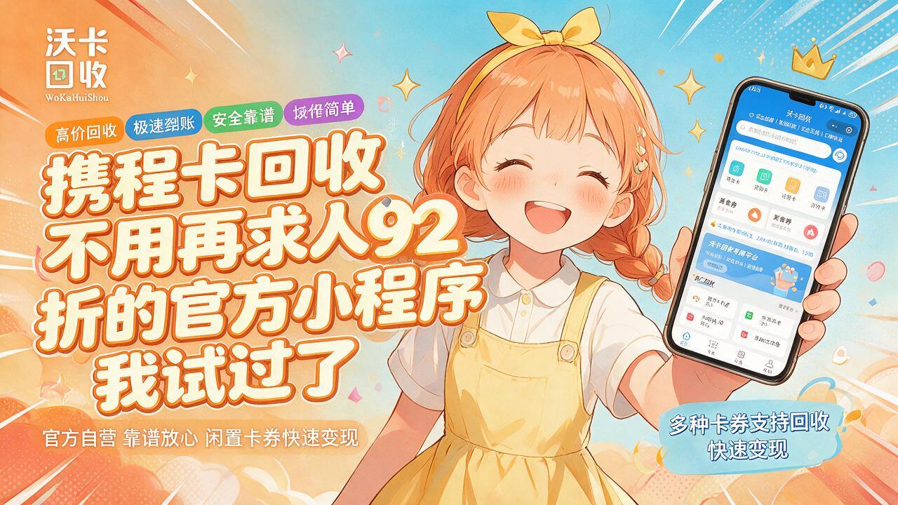 携程卡回收折扣怎么选?三个渠道价格与到账时间参考