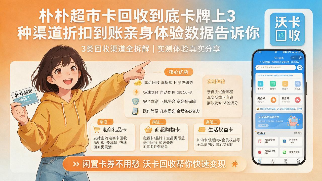 漯河朴朴超市卡回收