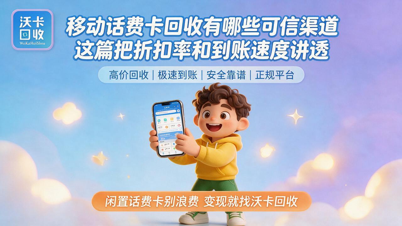 惠州移动话费卡回收