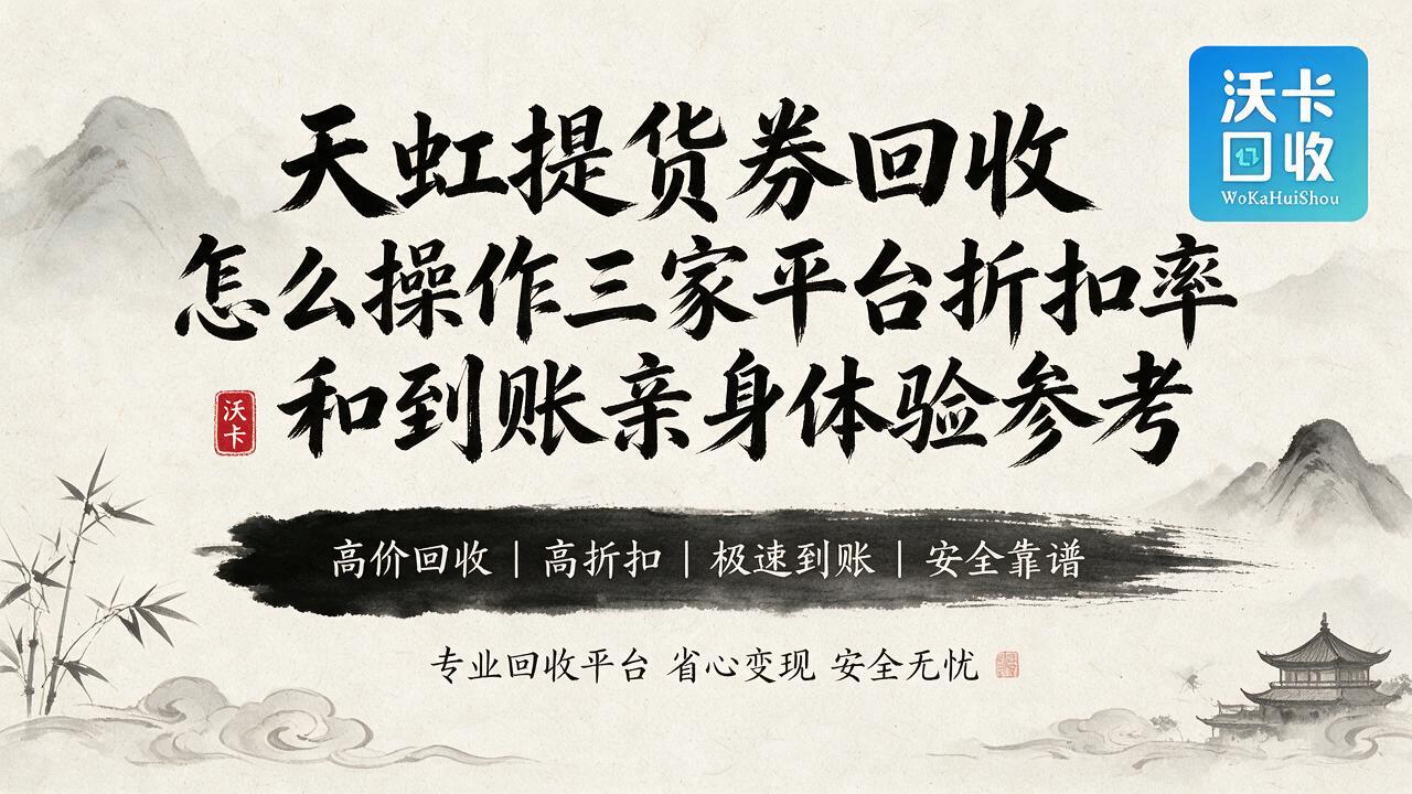 手里那张天虹提货券放了俩月，差点忘了还能换钱
