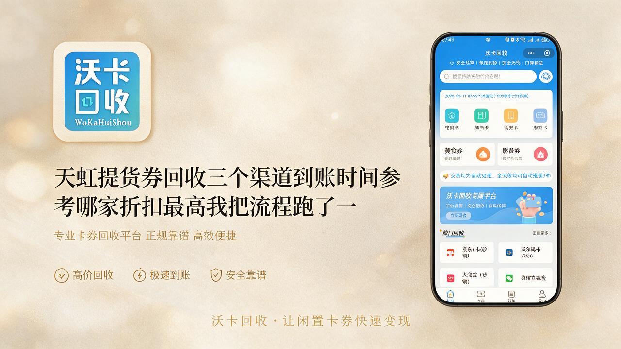 手里那张天虹提货券躺了仨月才想起来变现