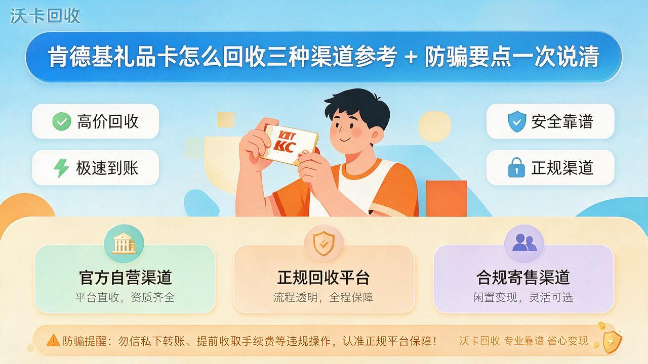 可克达拉肯德基礼品卡回收