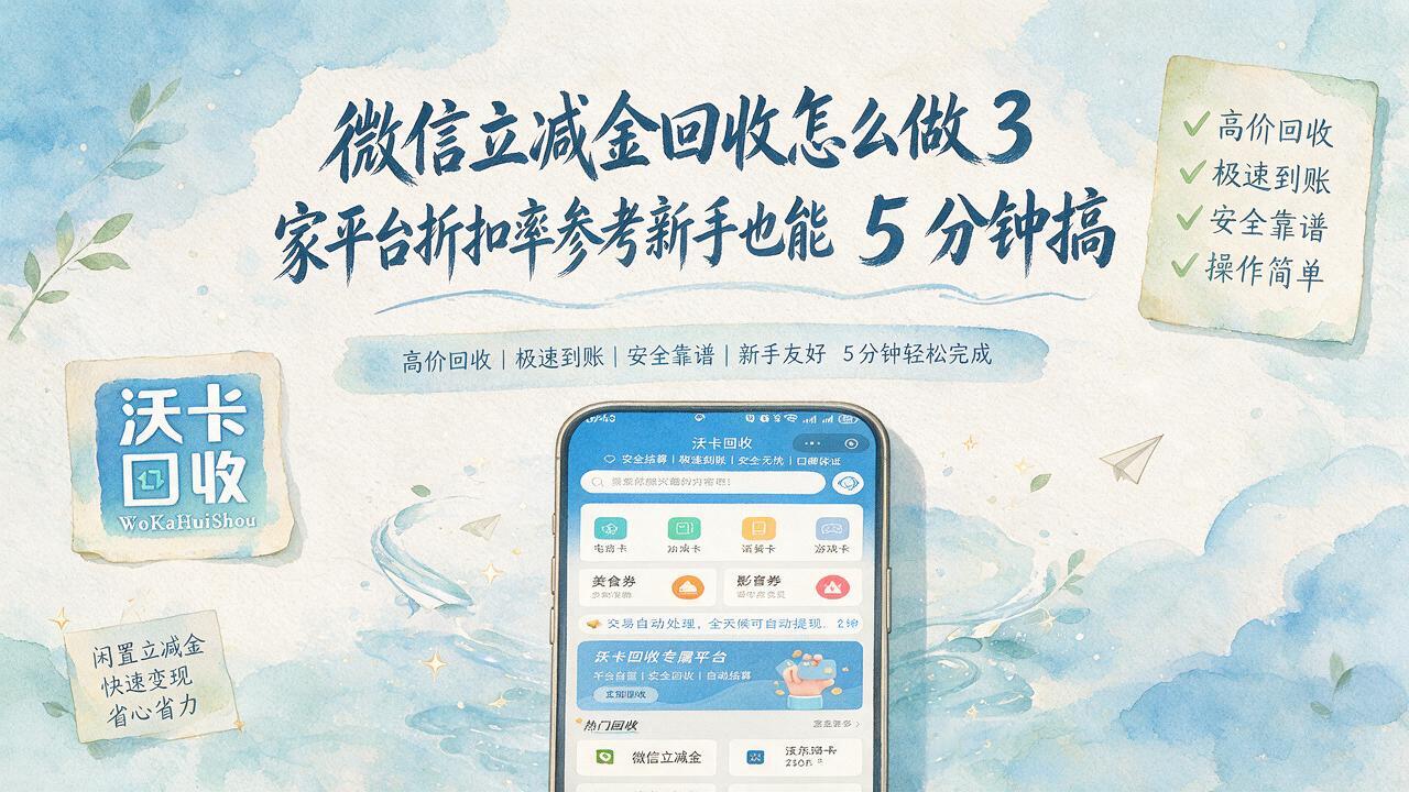 手里攒了七百多微信立减金，不想用就想变现