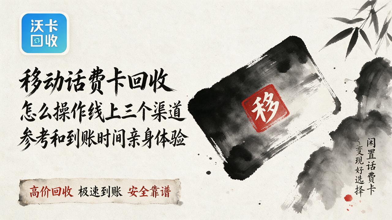 攀枝花移动话费卡回收