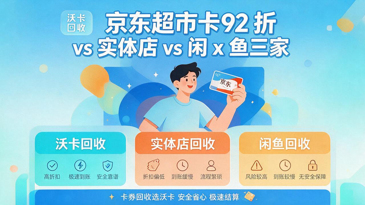 无锡京东超市卡回收