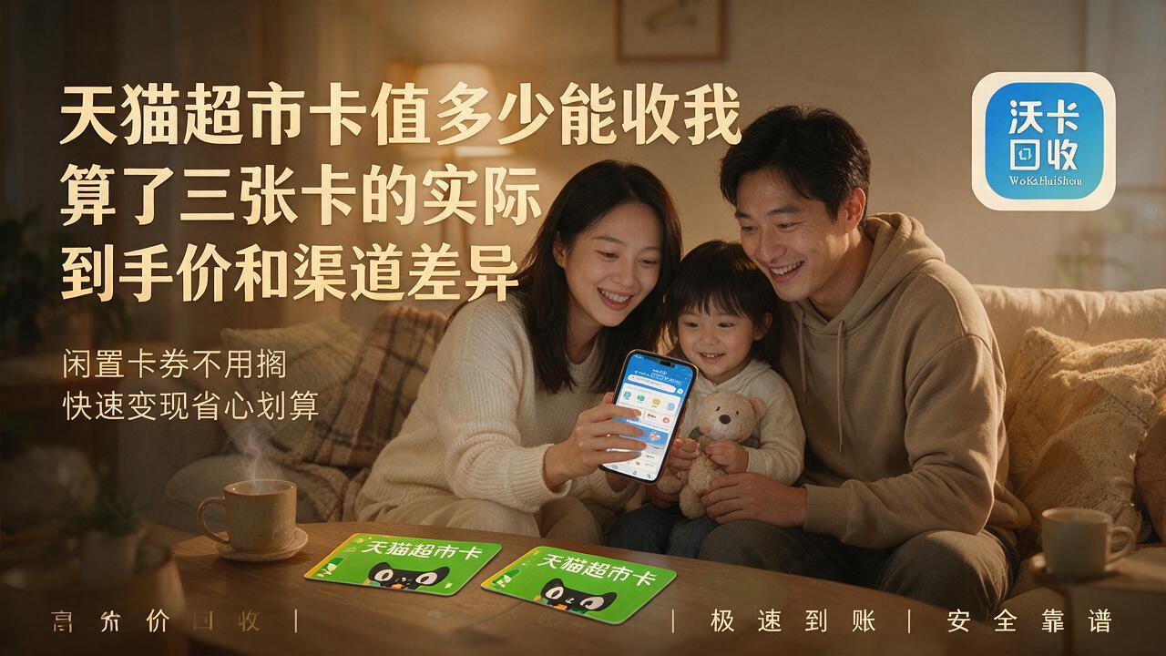 手里两张天猫超市卡放着吃灰，我问了五家怎么收