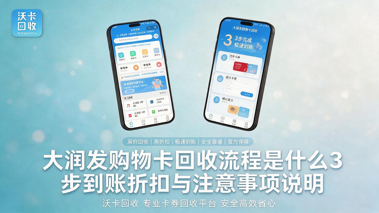 兰州大润发购物卡回收